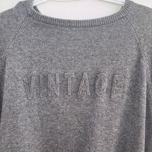 Weatherproof Vintage Gray Crewneck Sweater Men’s M